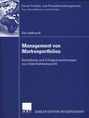 cover image of Management von Markenportfolios
